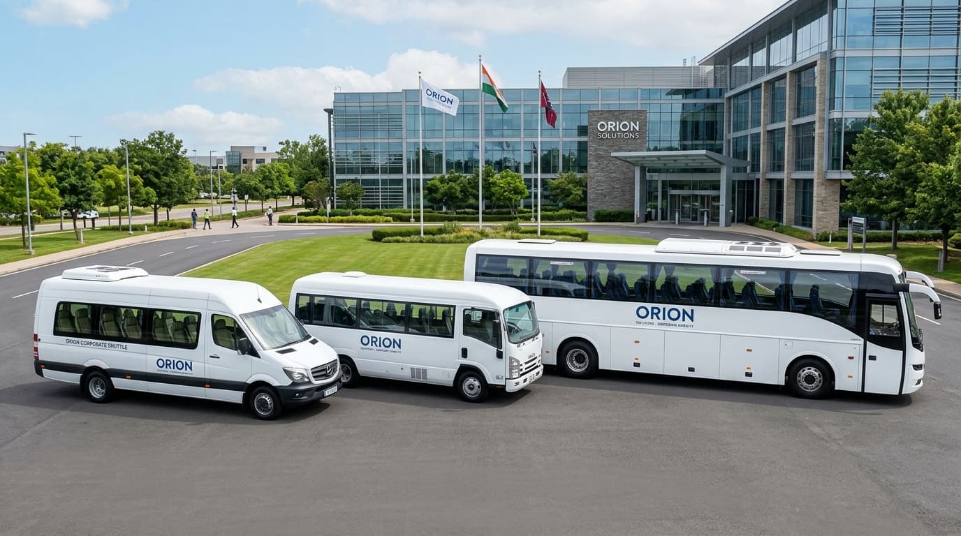 Fiesta corporate bus, minibus, and luxury coach fleet lineup